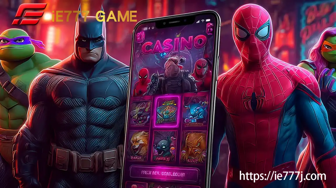 Superhero-themed mobile casino slots